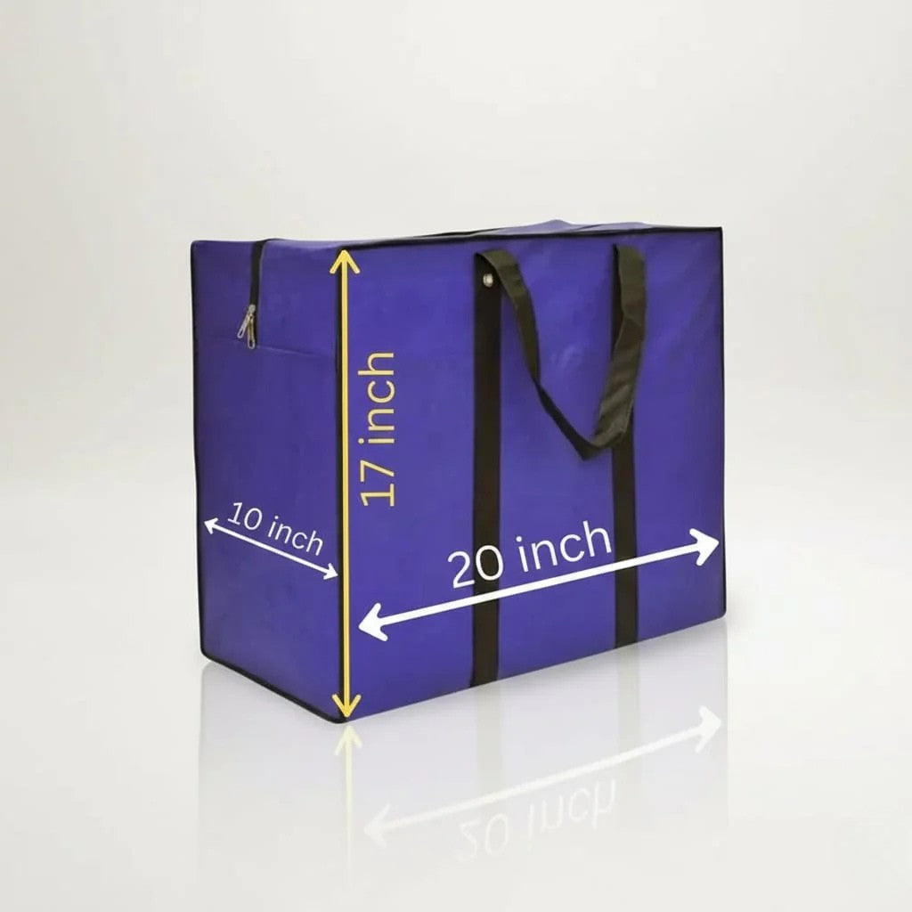 Storage Bag -Blue - 120 GSM - Non Woven (20 x 17 x 10) Medium