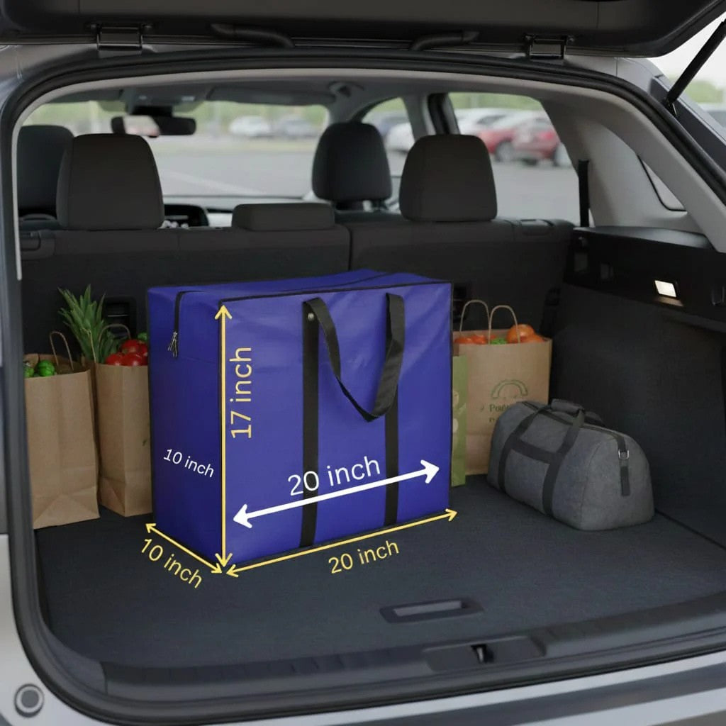 Storage Bag -Blue - 120 GSM - Non Woven (20 x 17 x 10) Medium