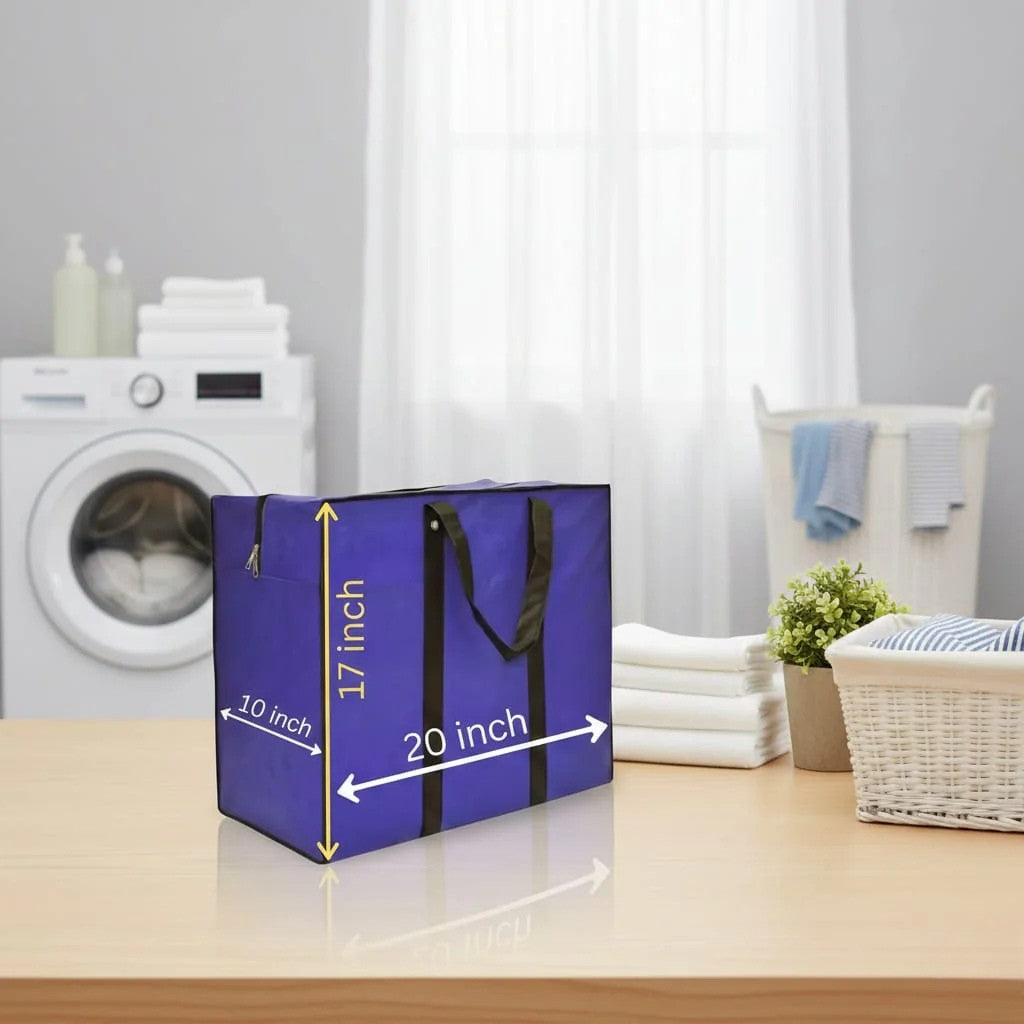 Storage Bag -Blue - 120 GSM - Non Woven (20 x 17 x 10) Medium