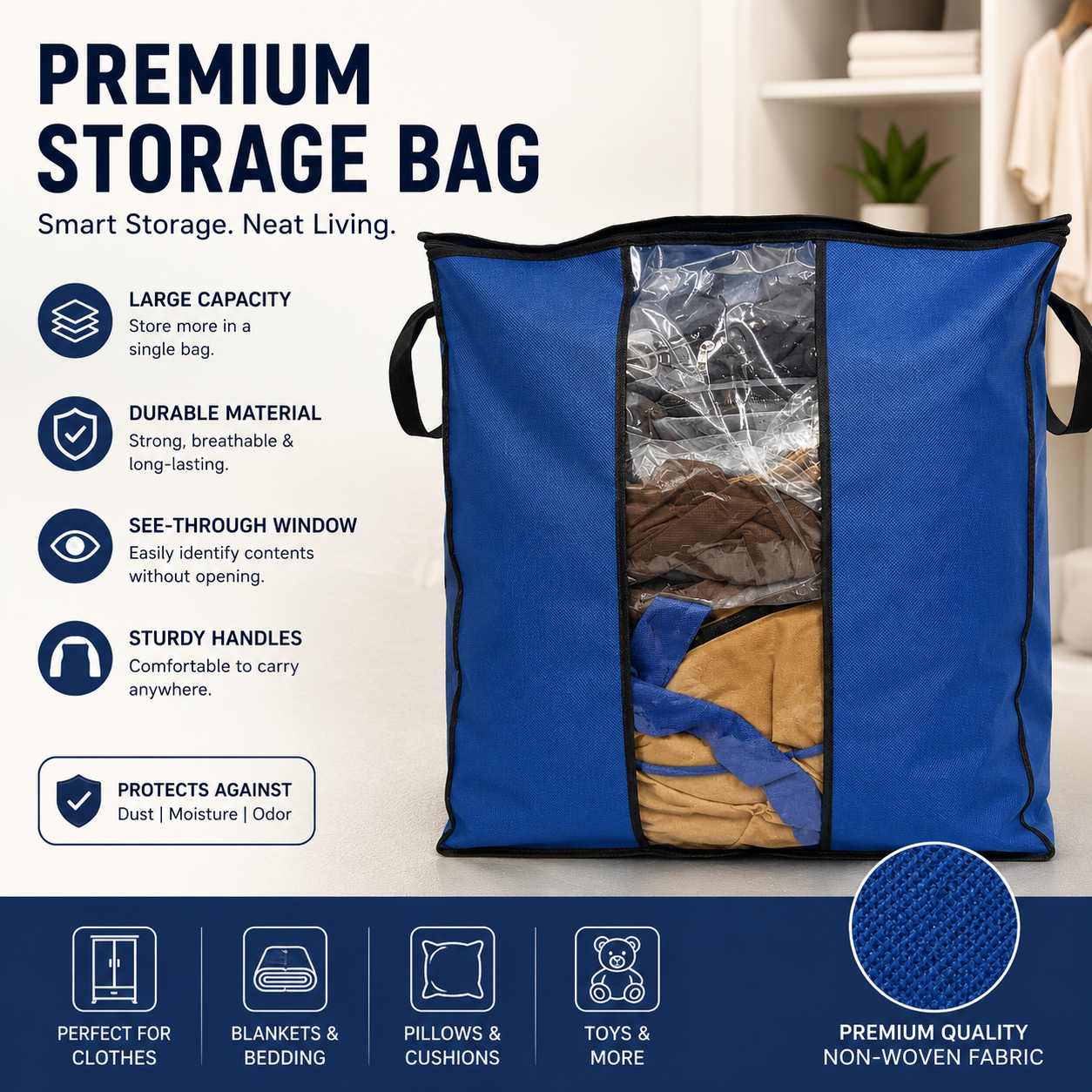 Transparent Storage Bag For Clothes